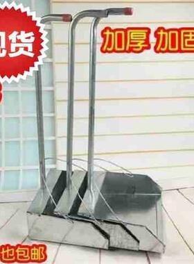 现货簸箕铁皮加厚手工制作加w厚簸箕木柄铁皮簸箕铁杆簸18箕加大