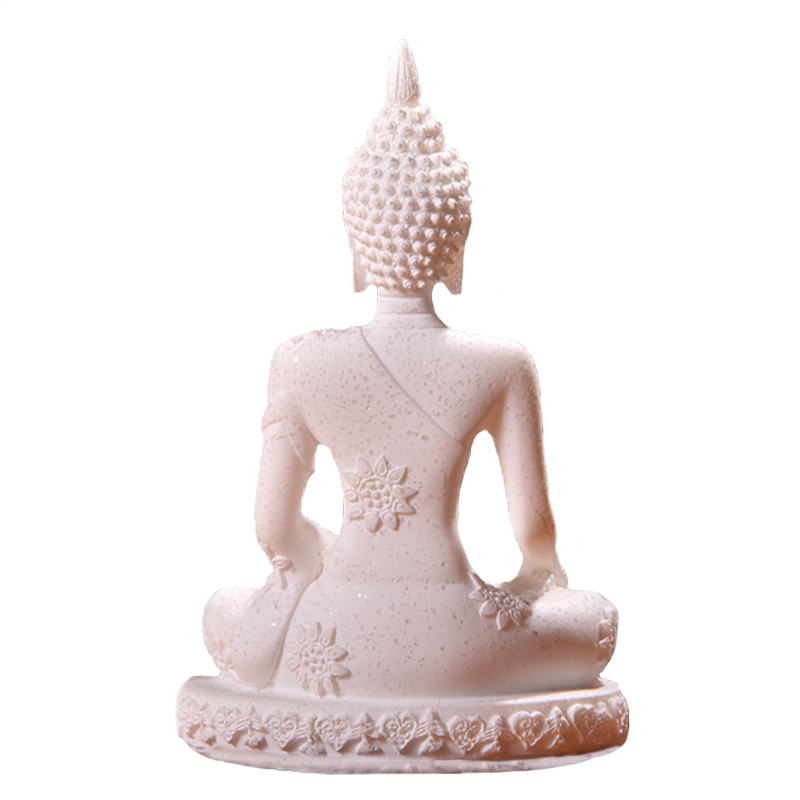 推荐16 Style Miniature Buddha Statue Nature Sandstone Fengsh - 图1