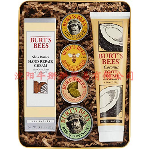 Burt s Bees Classics Gift Set, f Products in'GUi6table Tin-图0