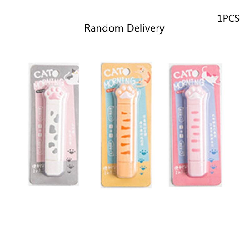 Cute Cat Paw Roller Glue Correction Tape Stationery Correct - 图2