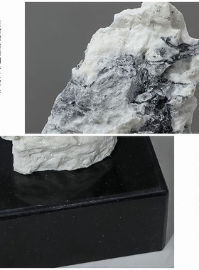 新中式禅意云山石头摆件样板间书房博古架茶几书柜太湖石软装现货