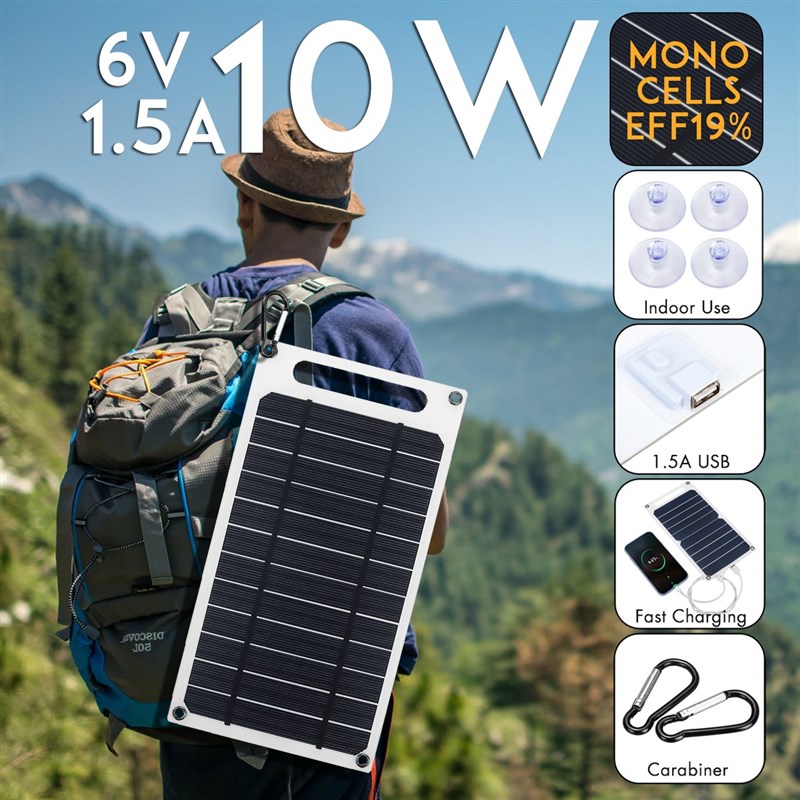 推荐10W 6V Solar Panel Portable Solar System DIY For Battery - 图0