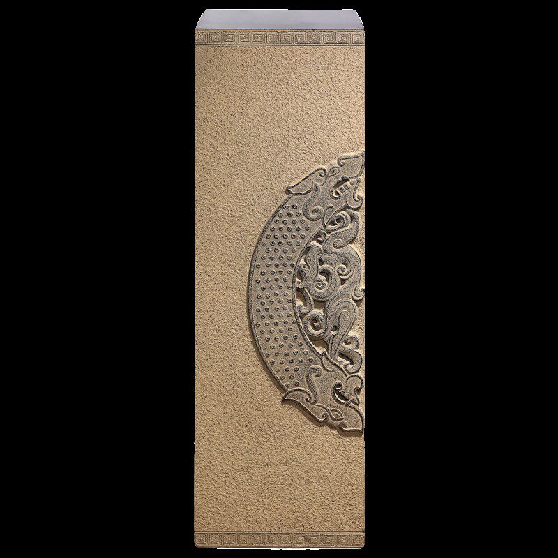 新中式室内展示柱摆件客厅玄关招财流水底座花园庭院柱子落地装饰,淘宝优惠券,粉丝福利购,淘宝优惠卷