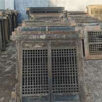 Old Windows Folk Old Objects House Flower Boards New Chinese Solid Wood Hollowed-out Göggenguan Partition Screen Background Wall