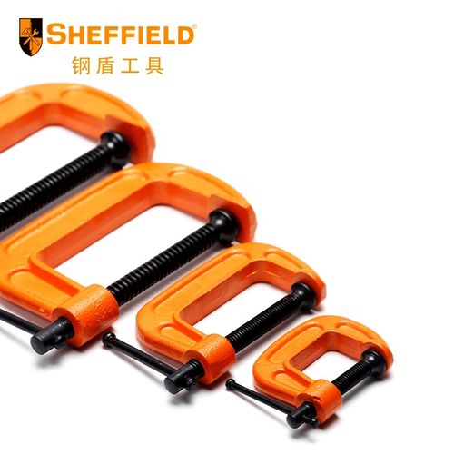 G磨具夹钳型夹木工夹夹钳固定工具钳用夹子盾G字夹钢工具固定型C - 图1