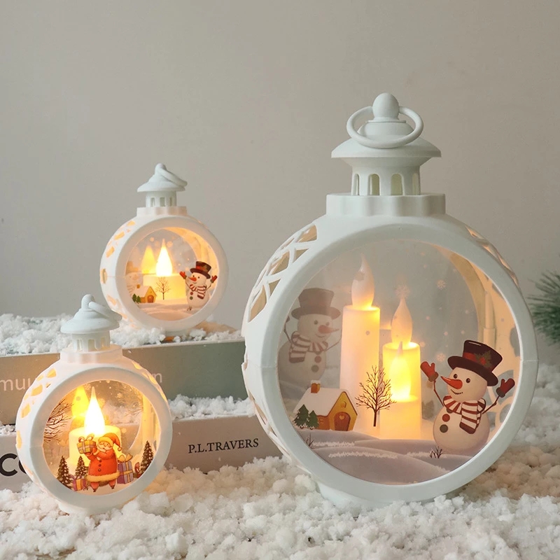 速发Navidad Merry Christmas Decor for Home  Santa Claus Snow - 图0