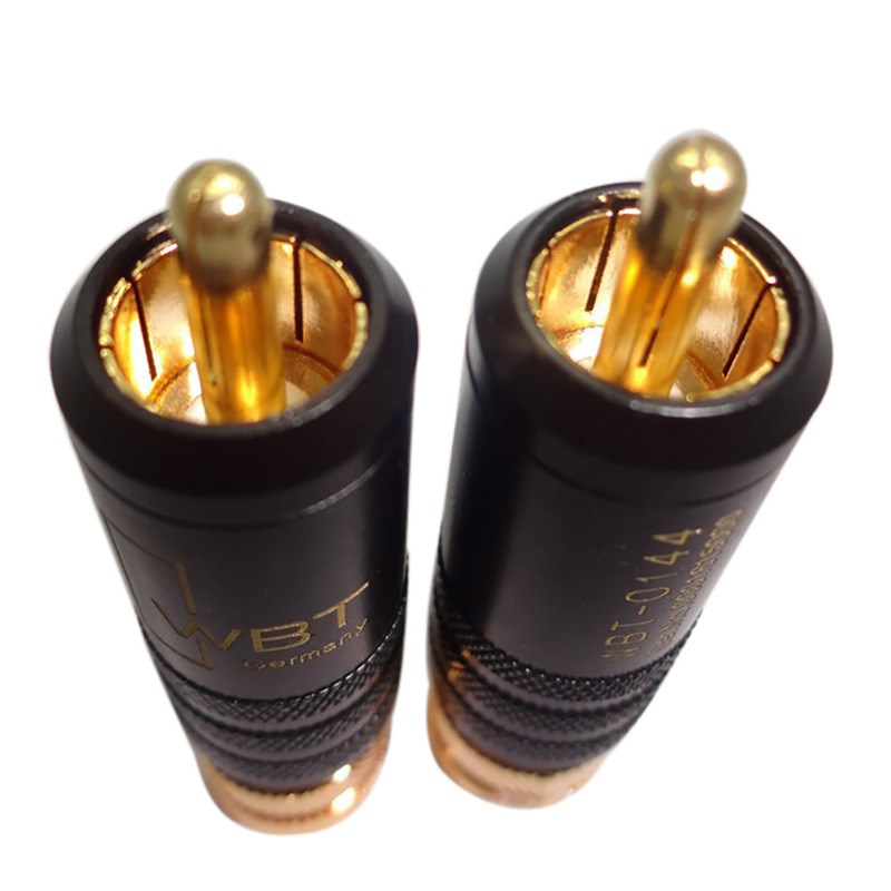 1pc Gold Color Copper RCA Plug Durable RCA Connector Screws - 图2