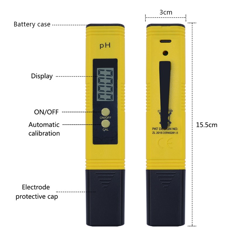 teter pH metelr fish tanp wamer quality detection kh02 w - 图0