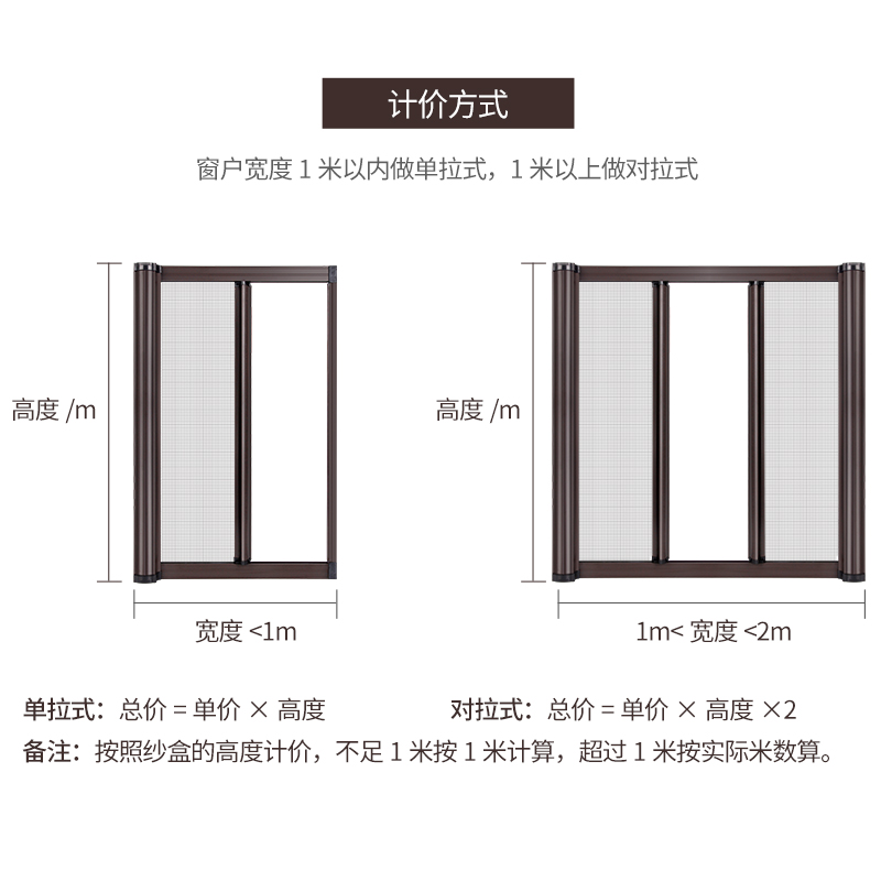 新款铝合金隐形纱窗侧拉伸缩卷筒式平开窗卷帘防蚊窗户沙窗网自装-图0