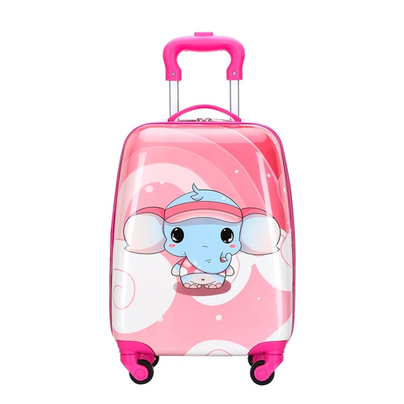 儿童皮箱小女孩旅行箱小型可爱飞机专用I皮箱拉杆箱女童行李箱拖-图0