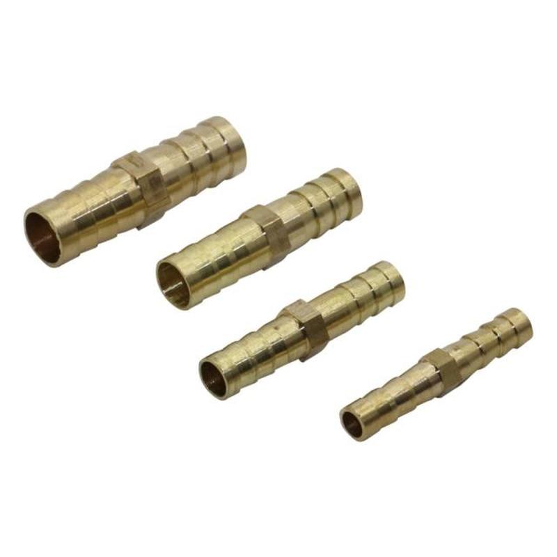 极速6/8/10/12mm OD Straight Hose Joiner Brass Barb Connector - 图1