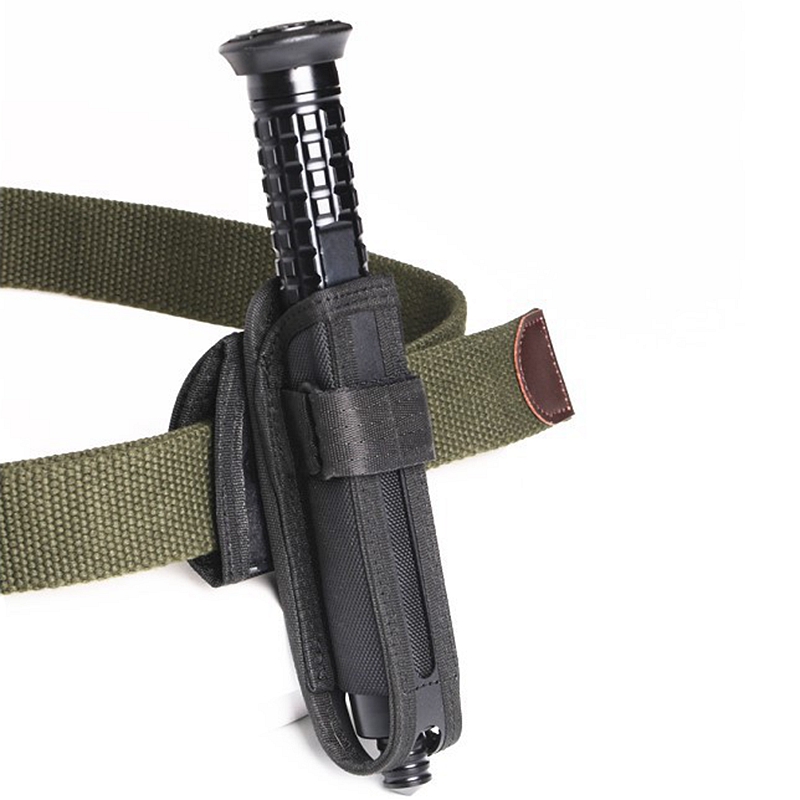 新品Tactical 360 Degree Rotation Baton Case Holster Stick Po-图0