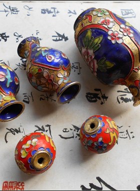 老景泰蓝怀旧f家居摆件民宿民居怀旧复古装饰配件设计影视道具