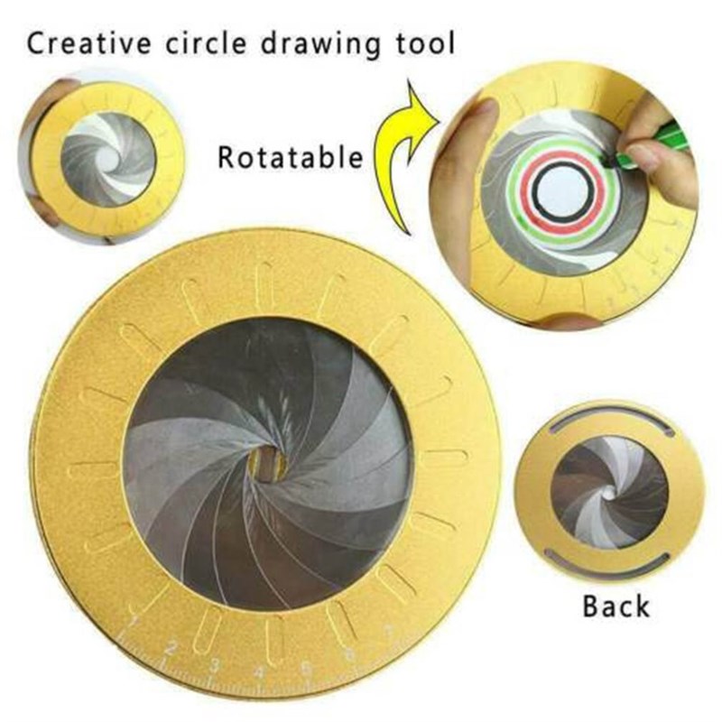 Compass Drawing Ruler-Tool Circle Adjustable Flexible Creati-图2