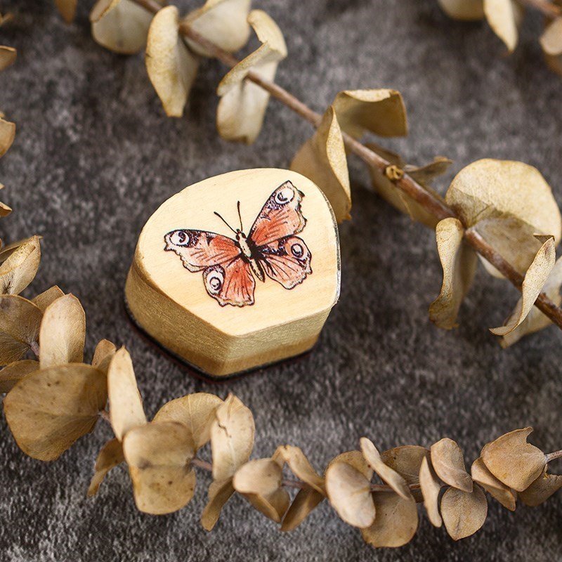 Lost est Series Stamp cute  flower Diy Wooden Rubber Stam - 图1