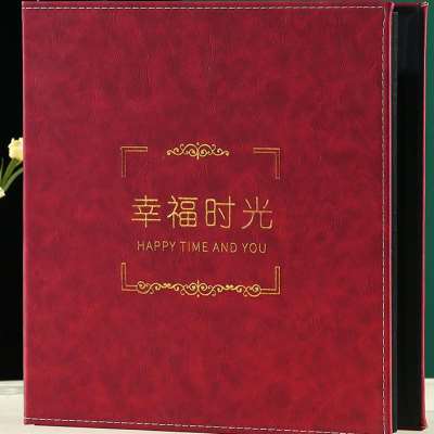 6寸1000张相册本大容量家庭集插页式纪念册影集T家庭六寸家庭收纳 - 图0