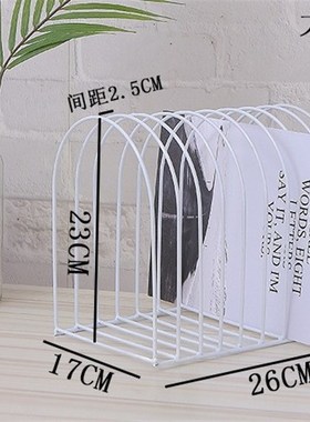 桌面墙上收纳架帽子架t店里书架置物架居家多用桌面铁艺展示架