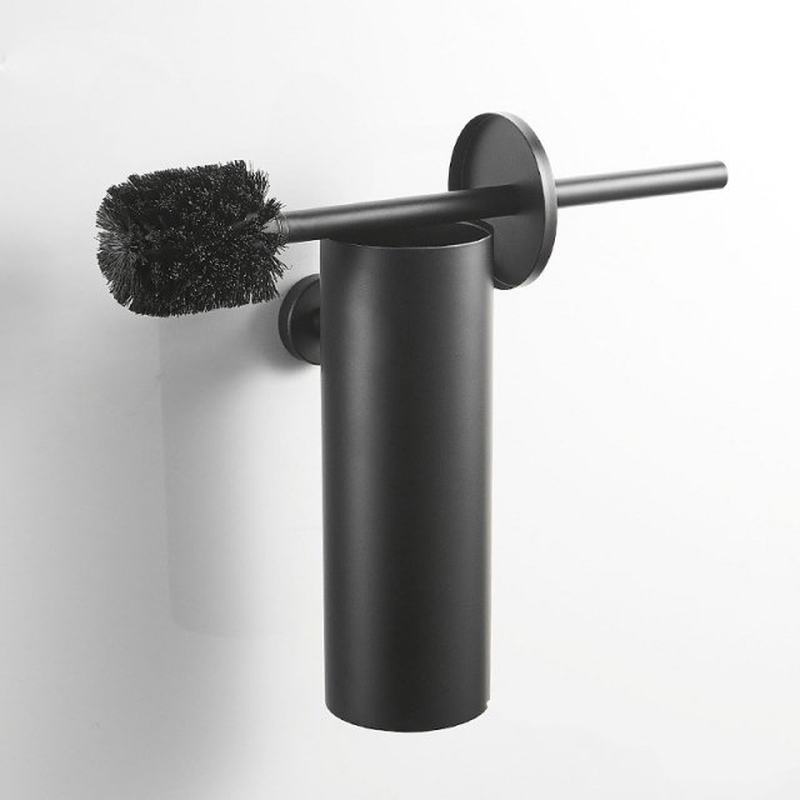 极速Bathroom Toilet Brush Holder Matt Black, 304 Stainless S-图0