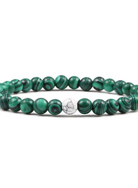 小众高货Couples Distance Beads Bracelet Classic Black Matte