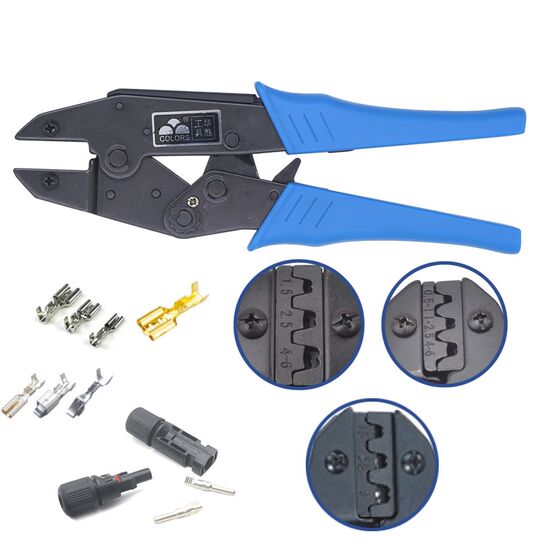Set crimping pliers win tool crimping pliers cold-pressed terminal multi-functional electrician manual sub-Hua terminal block fast