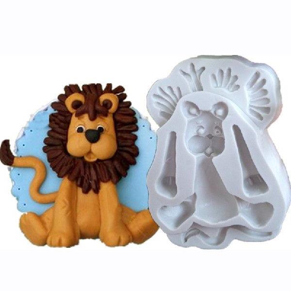 速发D Lion Giraffe Rabbit Elephant Animal Shape Silicone For-图0