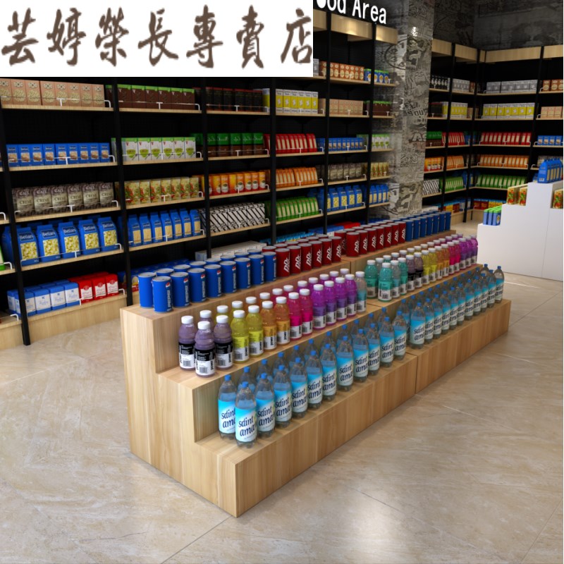 台阶型中岛柜梯形架架阶梯展示货鲜花店置物架鞋帽品架.礼展展示-图2