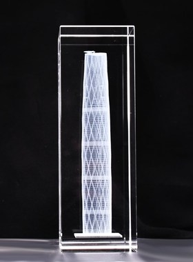 广州塔纪念品摆件小蛮腰地标建筑群楼模实木发光特色旅游伴手礼品