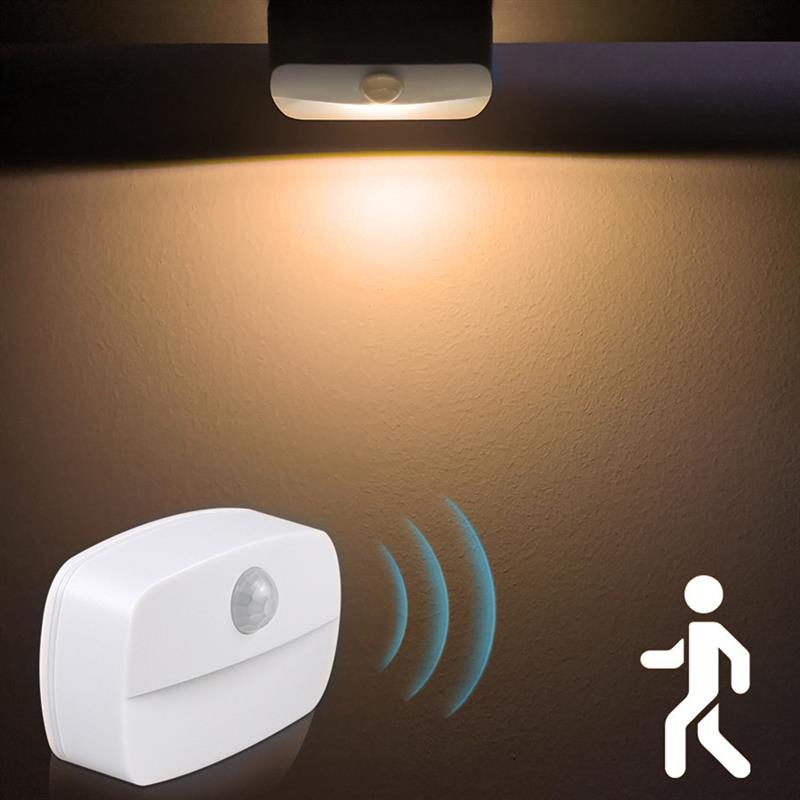 推荐1pcs LED Night Light Wireless Motion Sensor Lights Corri-图0