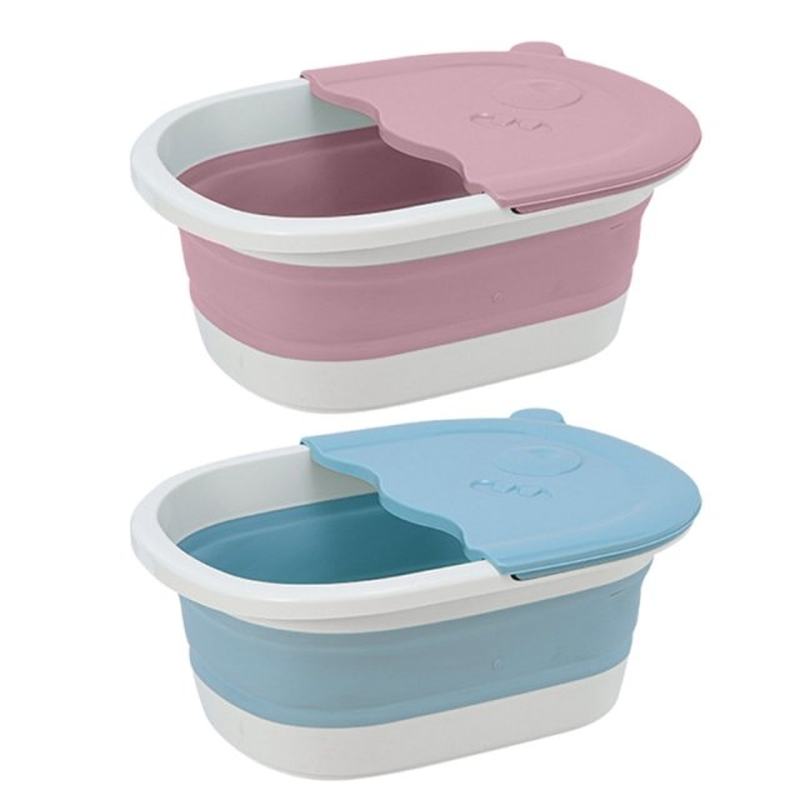 Plastic Foldable Foot Bath yBucket Footbath Massage Wash Bas - 图3