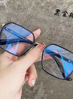 小众高货2021 Metal punk Computer Glasses Frame Women Men Ant