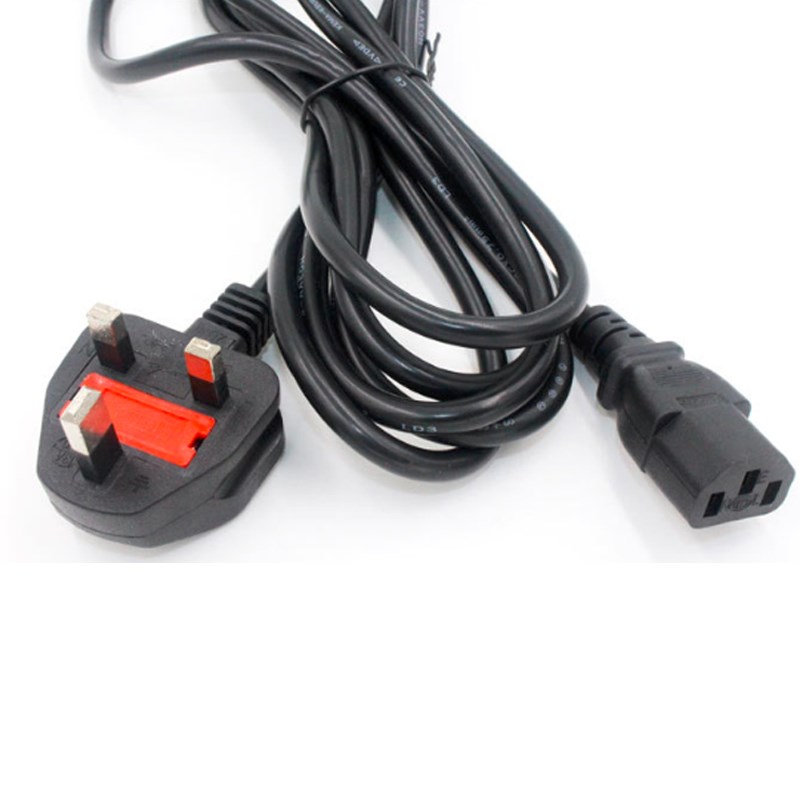 1.2m 1.8m UK Power Extension Cable Cord British Supply Cabl-图0