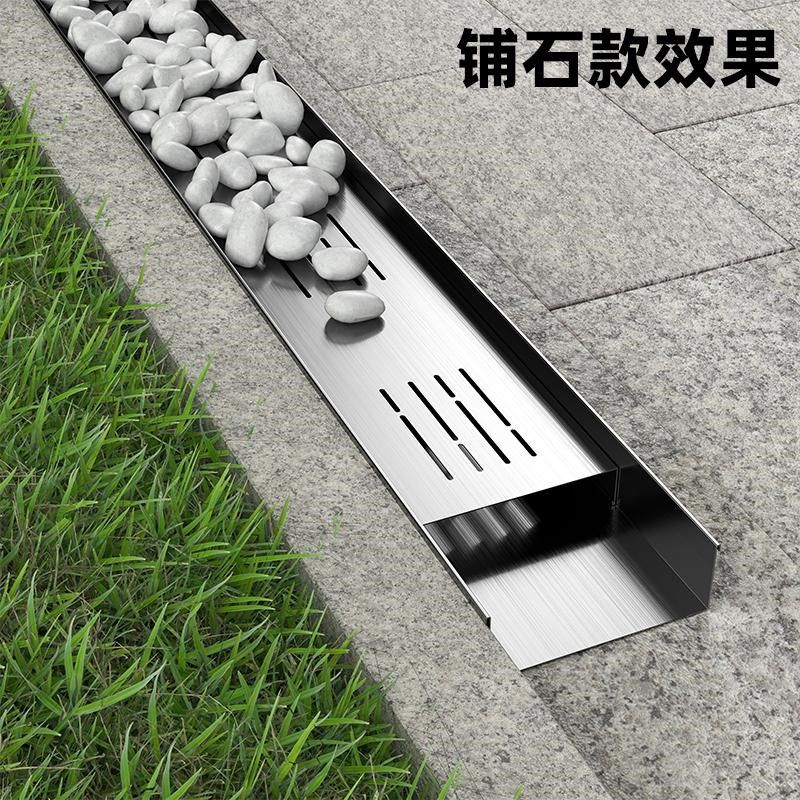 304不锈钢排水沟花园阳台排水沟槽盖板厨房地沟迷你U型槽露台庭院,淘宝优惠券,粉丝福利购,淘宝优惠卷