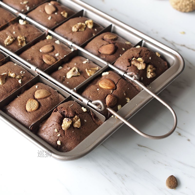 Brownie tray cake mold brownie 6/18 square toast baking does - 图3