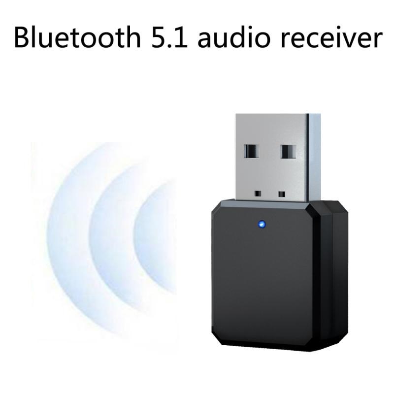 Bluetooth 5.1 Audio Receiver Transmitter Mini 3.5mm Jack AUX - 图0