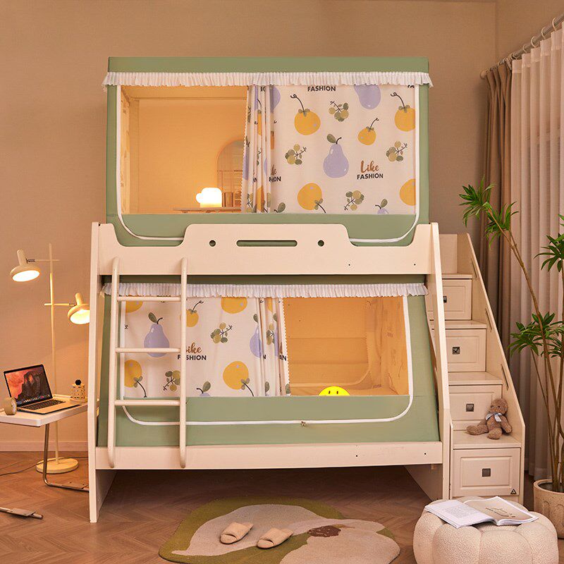 学生上下铺蚊帐遮光布帘子母床梯形高低儿童双层床0.9/1.2/1.35米,淘宝优惠券,粉丝福利购,淘宝优惠卷