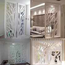 Factory Pin Guest House Density Hall Board Hollowed-out Partition Xuanguan Carved Flowers Board Ceiling Ceiling Background Wall Solid Wood Flower Lattice Decoration