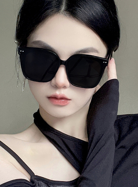级感ins墨镜女士2023新款大框显瘦夏偏光防晒太阳眼镜男夏季潮