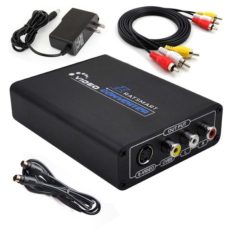 HD Audio Video Converter Stereo Output Adapter No-driver Vid - 图0