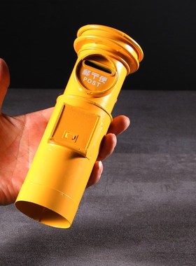 创意邮筒桌面小摆件复古怀旧书房橱窗样板房装饰品孩子存钱储蓄罐