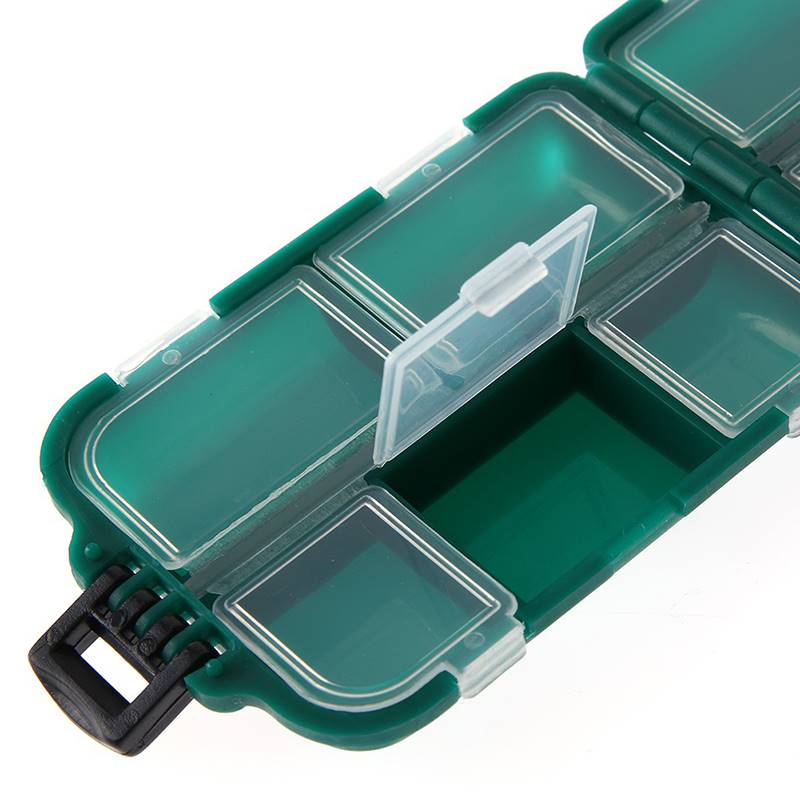 极速10 Compartments Pouch Storage Box Fishing Lure Boxes Sto - 图3