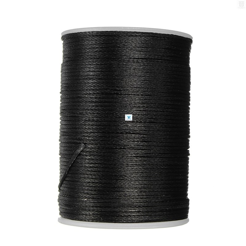KiWarm 1PC 78 Meter 0.8mm LeaCther Waxed Thread Cord DIY-图0