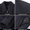 Dad's autumn coat men's lapel autumn and winter middle-aged and elderly men's jacket 50-year-old middle-aged men's tops 60-year-old grandfather