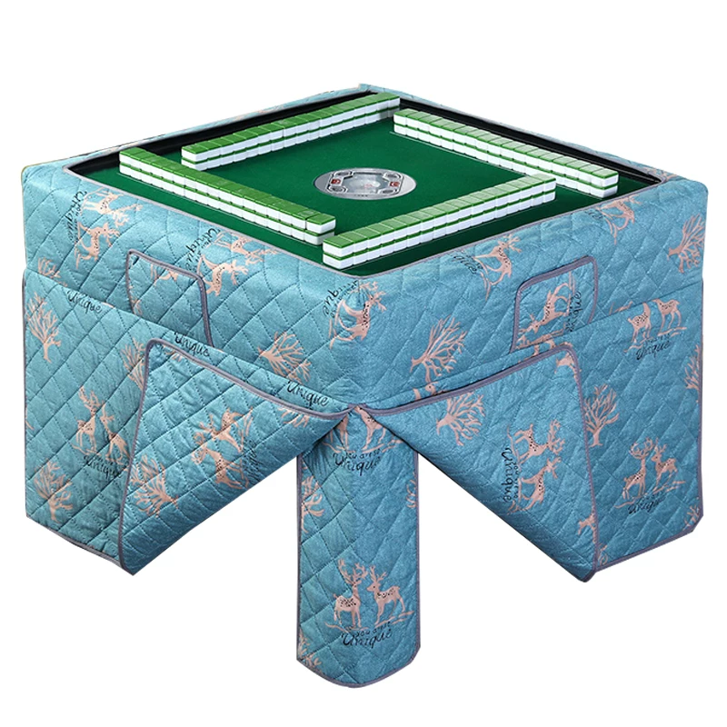 Winter Mahjong machine grilled fire covering square -shaped grilled fire table hood, thick electric furnace cover, square table heating tablecloth