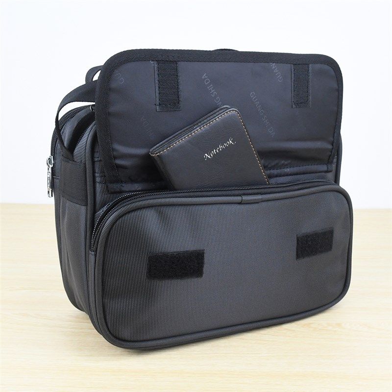 新款防水单肩包斜挎包男女收银包收纳包快递手提收钱包生意包黑色,淘宝优惠券,粉丝福利购,淘宝优惠卷