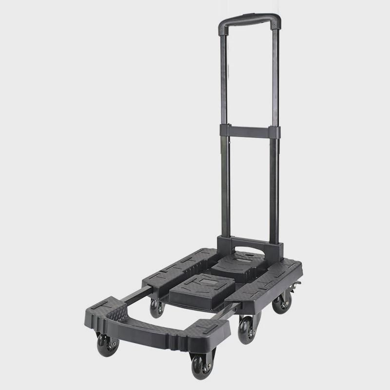 搬运手推车搬家拉杆拉货平板车小拖车便携折叠家用V轻便静音手拉,淘宝优惠券,粉丝福利购,淘宝优惠卷