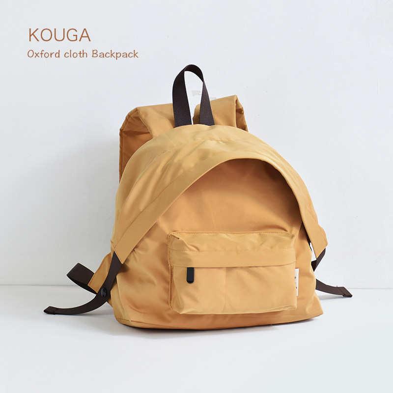 口嘎半圆形大盖檐牛津布双肩包 轻便宽肩带森系百搭学生书包背包,淘宝优惠券,粉丝福利购,淘宝优惠卷