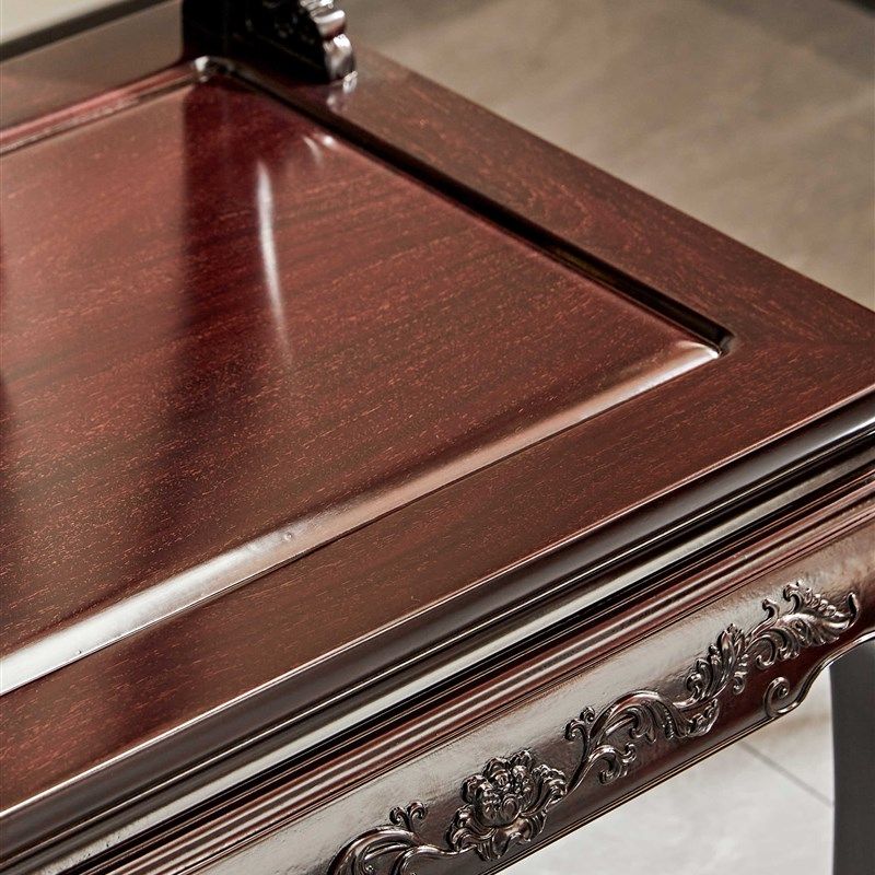 赞比亚紫檀西番莲餐椅红木家具实木茶椅非洲小叶血檀中式靠背椅子,淘宝优惠券,粉丝福利购,淘宝优惠卷