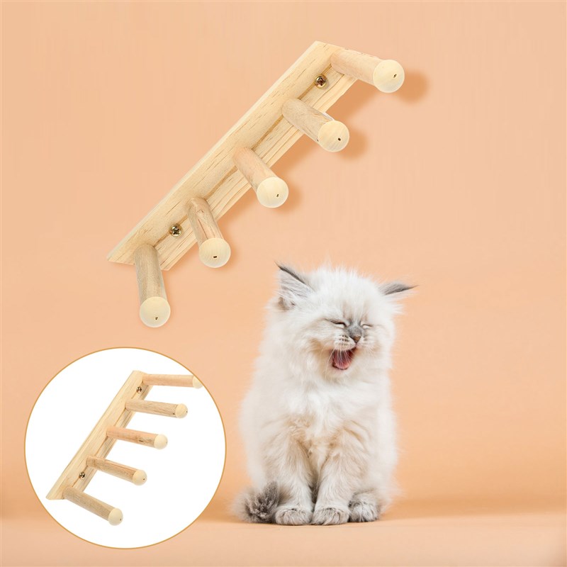 ll Cats Cat Steps Caimsing Board Stlirb Perch LWadder Kit - 图0