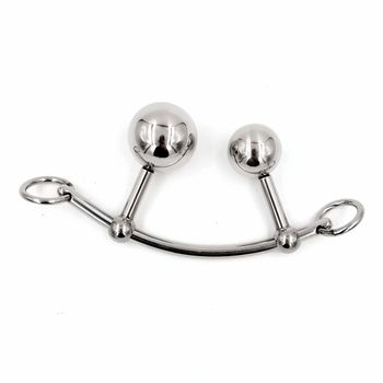 Sufa Stainless Steel Anal Ball ແລະສາຍຮັດຊ່ອງຄອດໃສ່ Butt