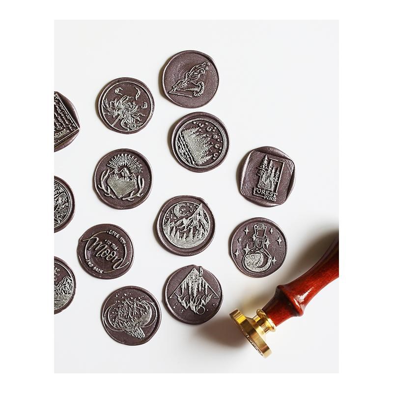 Nordic Wind and Sealing Wax Stamp Invitation Gift Seal Seal - 图3